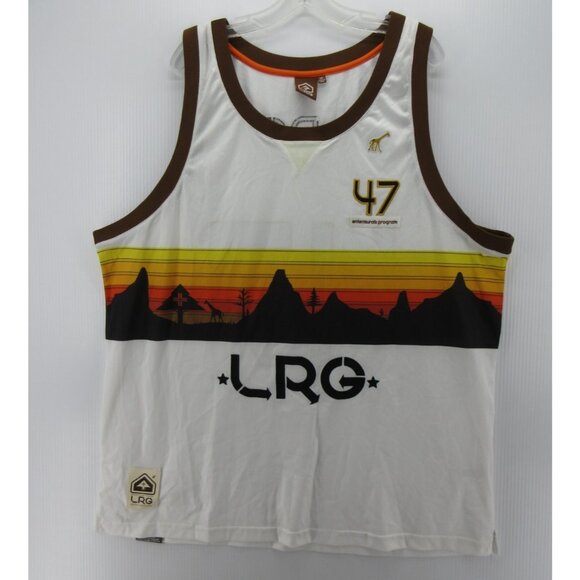 LRG Shirt XXXL Pullover Jersey Mesh Tank Graphic Basketball Hip Hop - Picture 1 of 12